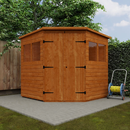 Corner Shed Shiplap