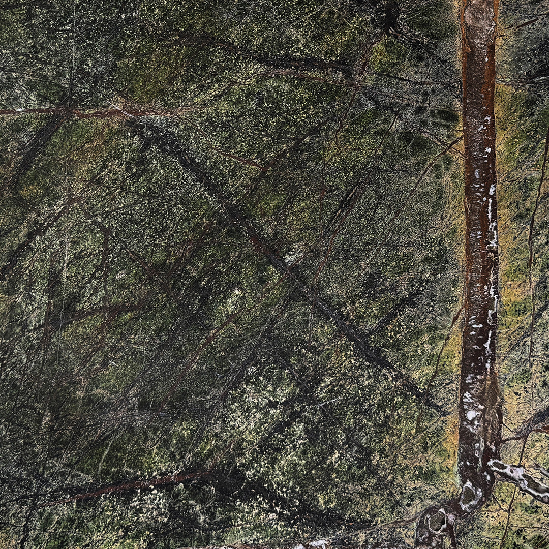 Nardelli Marble Coffee Table, Forest Green