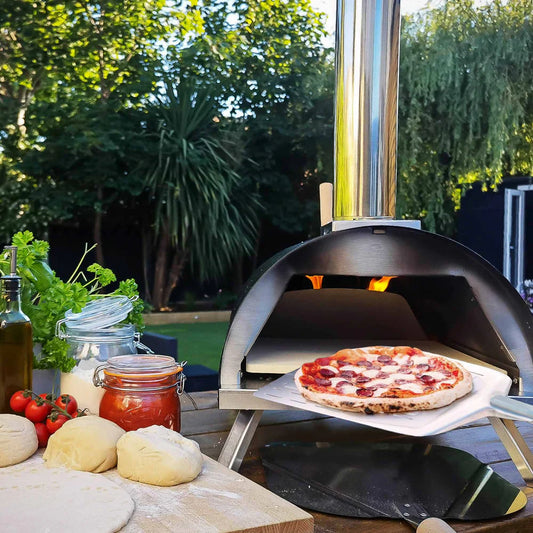 Alfresco Chef Ember Wood Fired Outdoor Pizza Oven Inc Pizza Peel