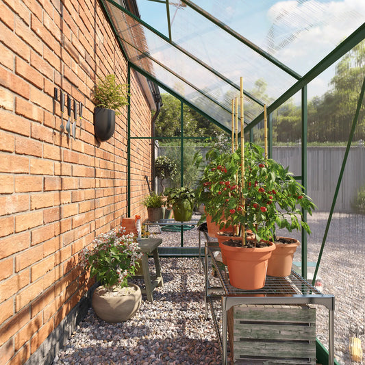 Polycarbonate Lean-To Greenhouse - Choose Size