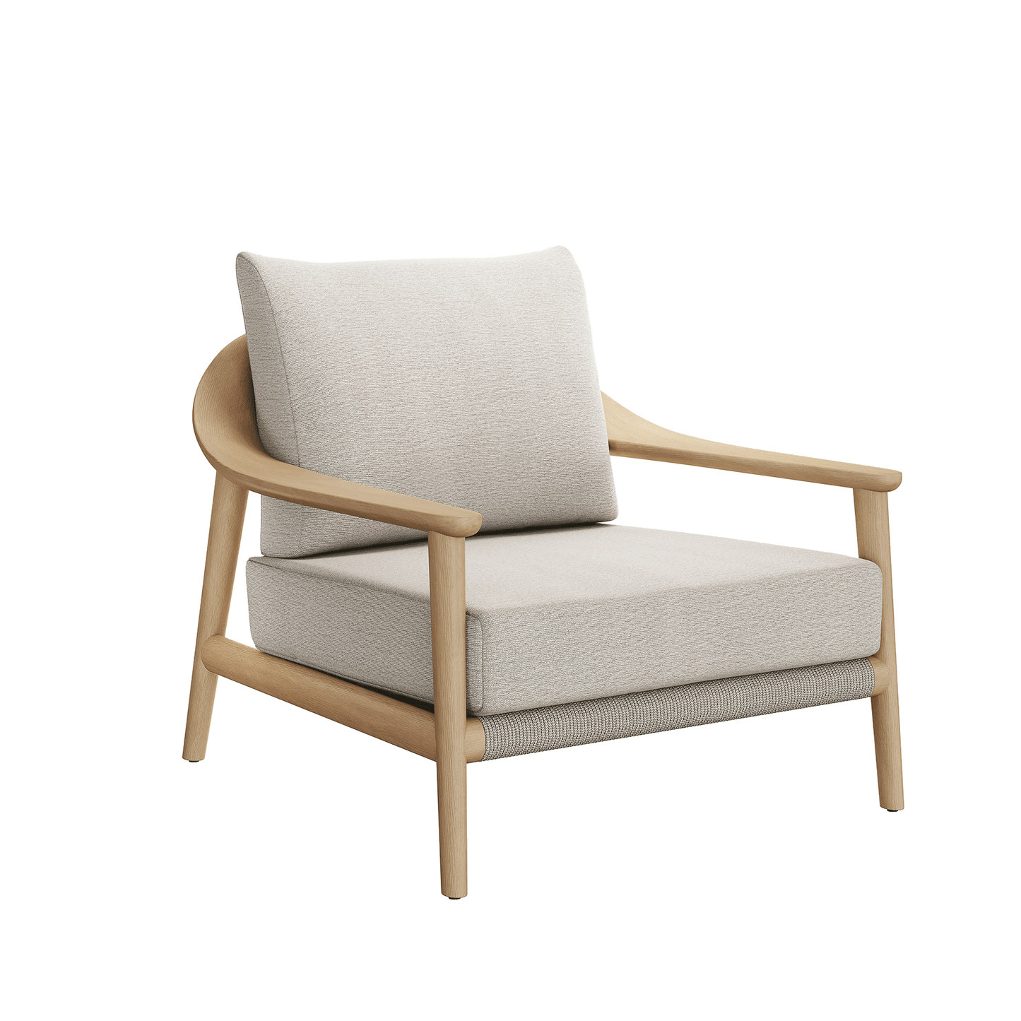 N1 Lounge Chair Light Teak