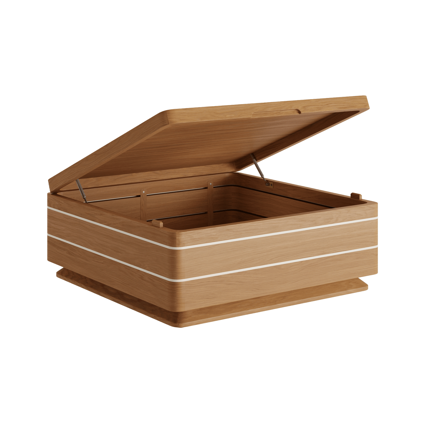 N6 Coffee Table with Storage Dark Stone