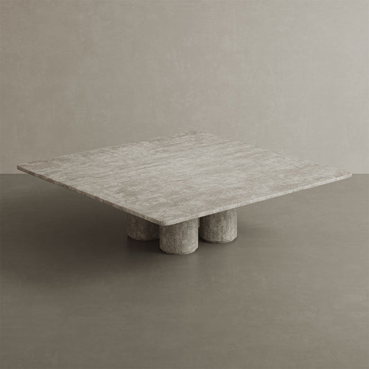 Nardelli Travertine Coffee Table, White