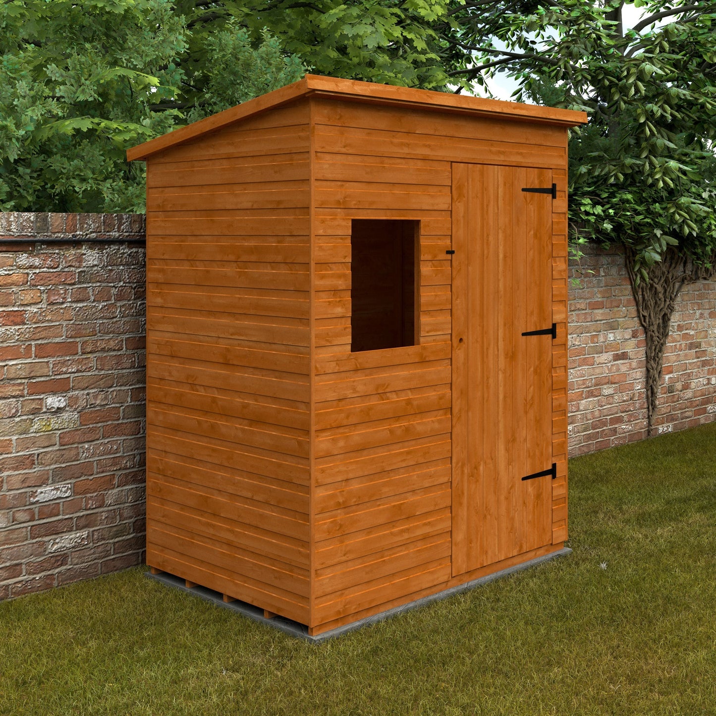 Deluxe Pent Shed Shiplap