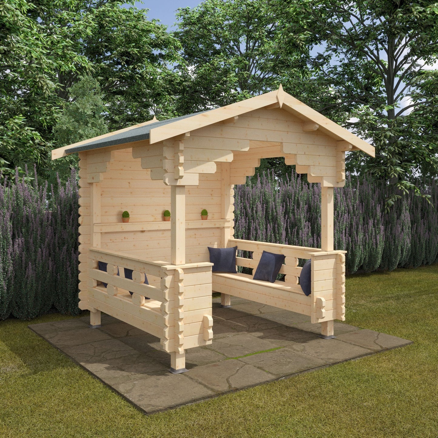 The Outdoor Shelter Log Cabin 44mm