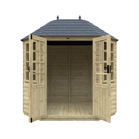 Broadfield 8x6 Tanalised Octagonal Summerhouse