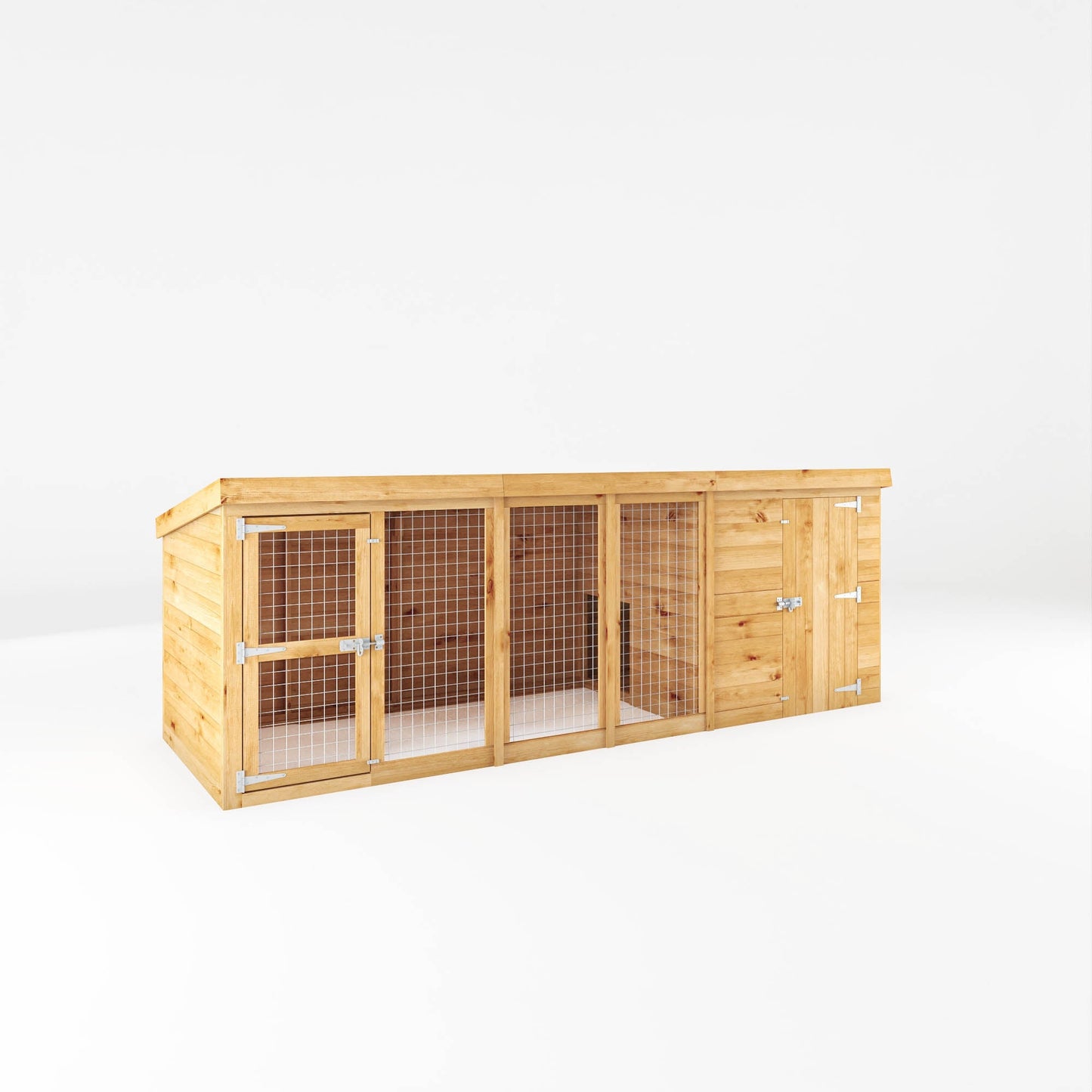 Mercia 12 x 4 Berkshire Dog Run & Kennel