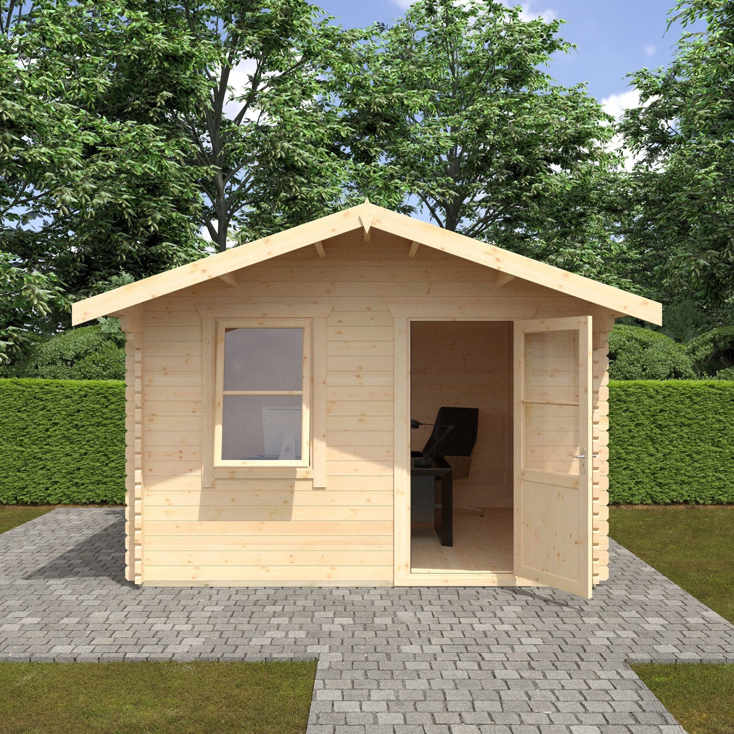 The Carrington Log Cabin 44mm