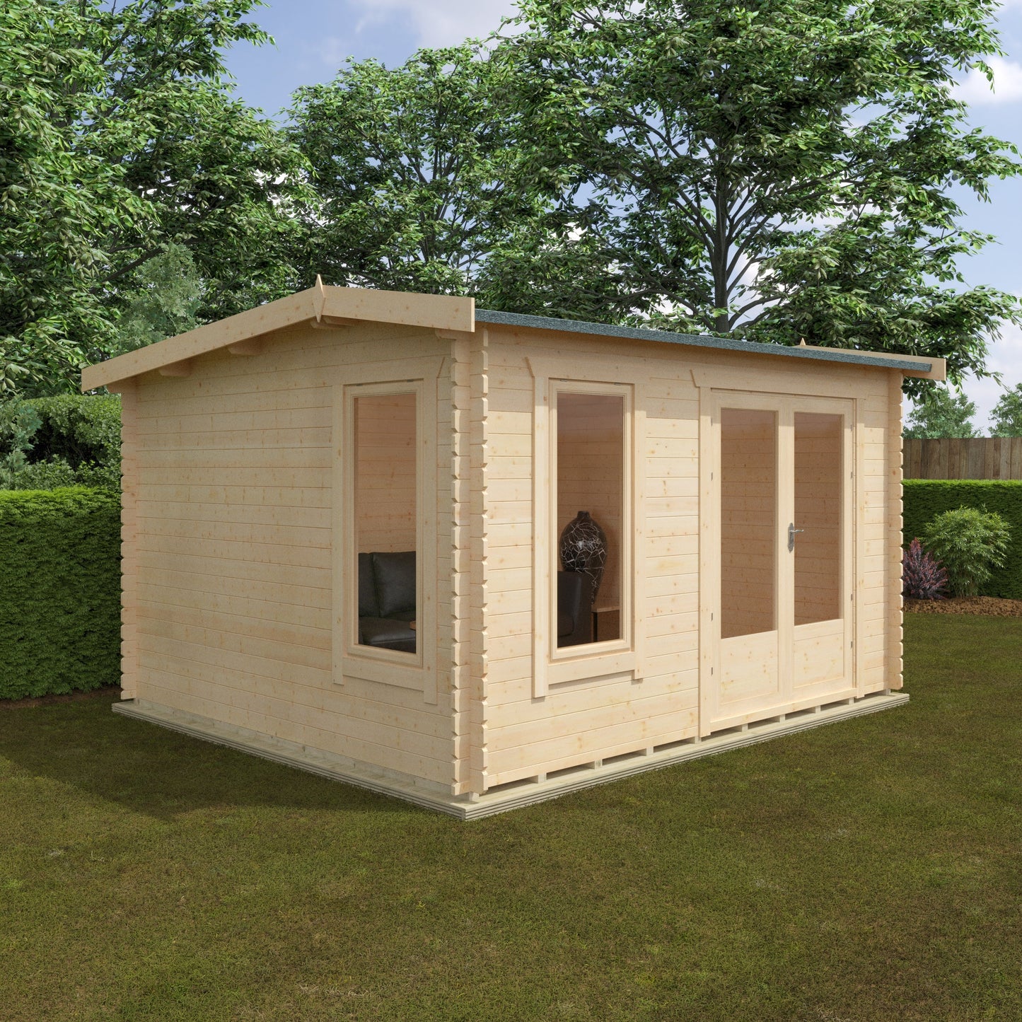 Broadfield 12x10 Longleat 28mm Log Cabin