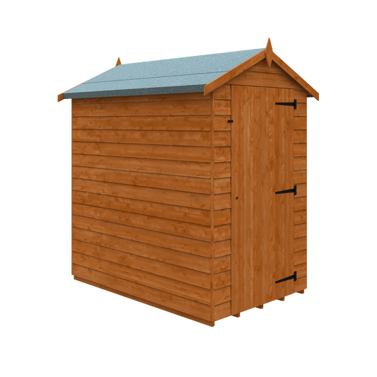Broadfield 6x4 Value Overlap Apex Garden Shed - No Windows