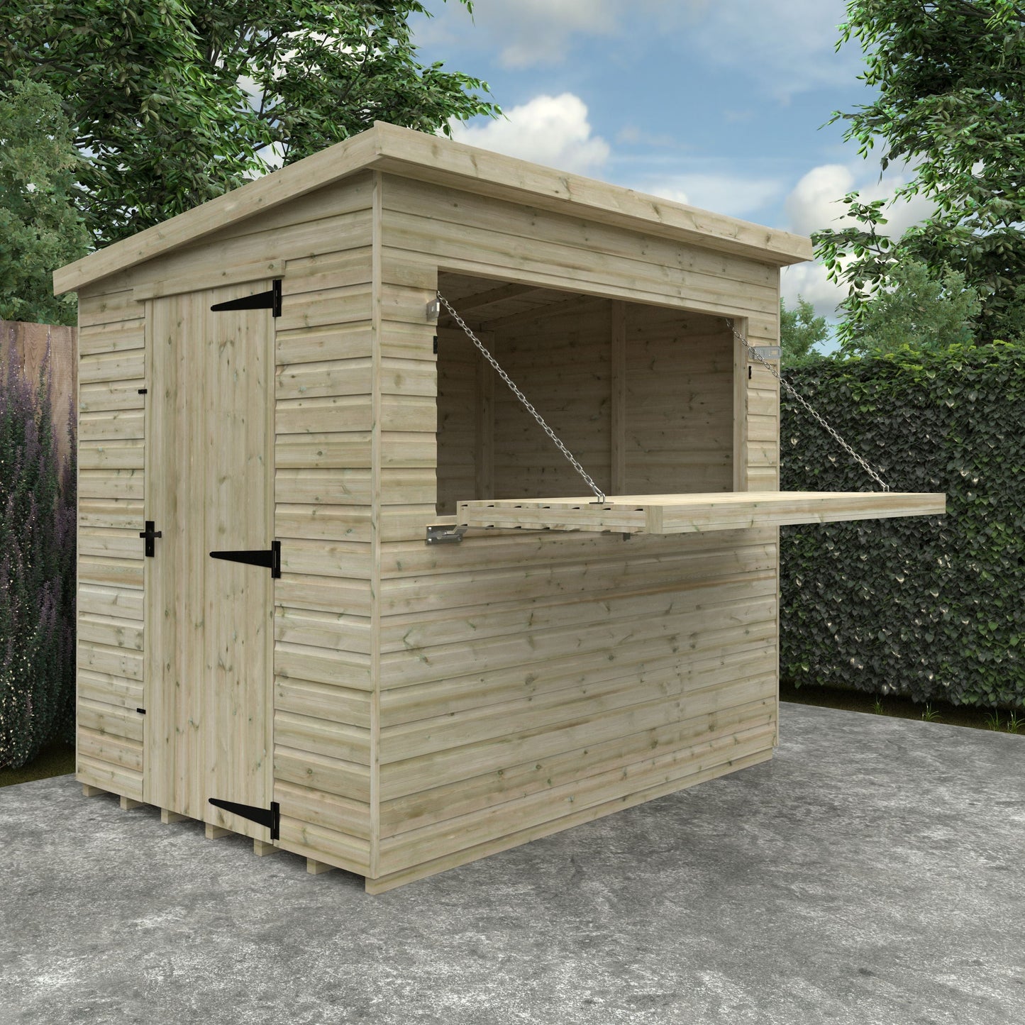 Summer Shade Bar Shed