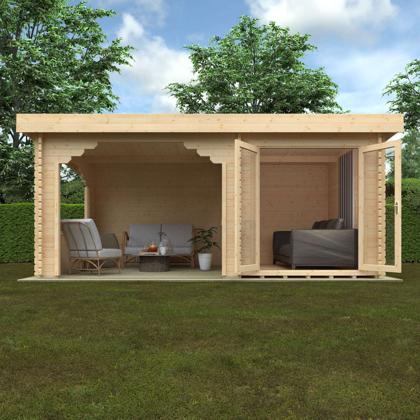 The Payton Log Cabin 44mm