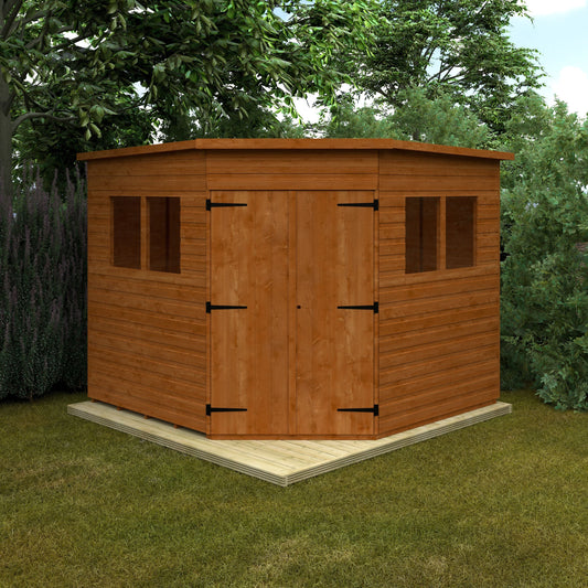 Corner Shed Shiplap