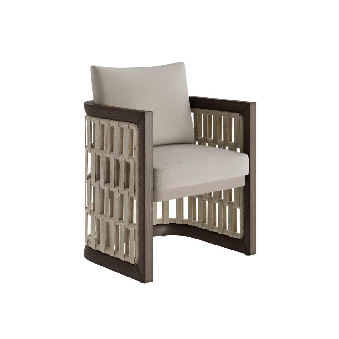 N2 Dining Chair Dark Teak