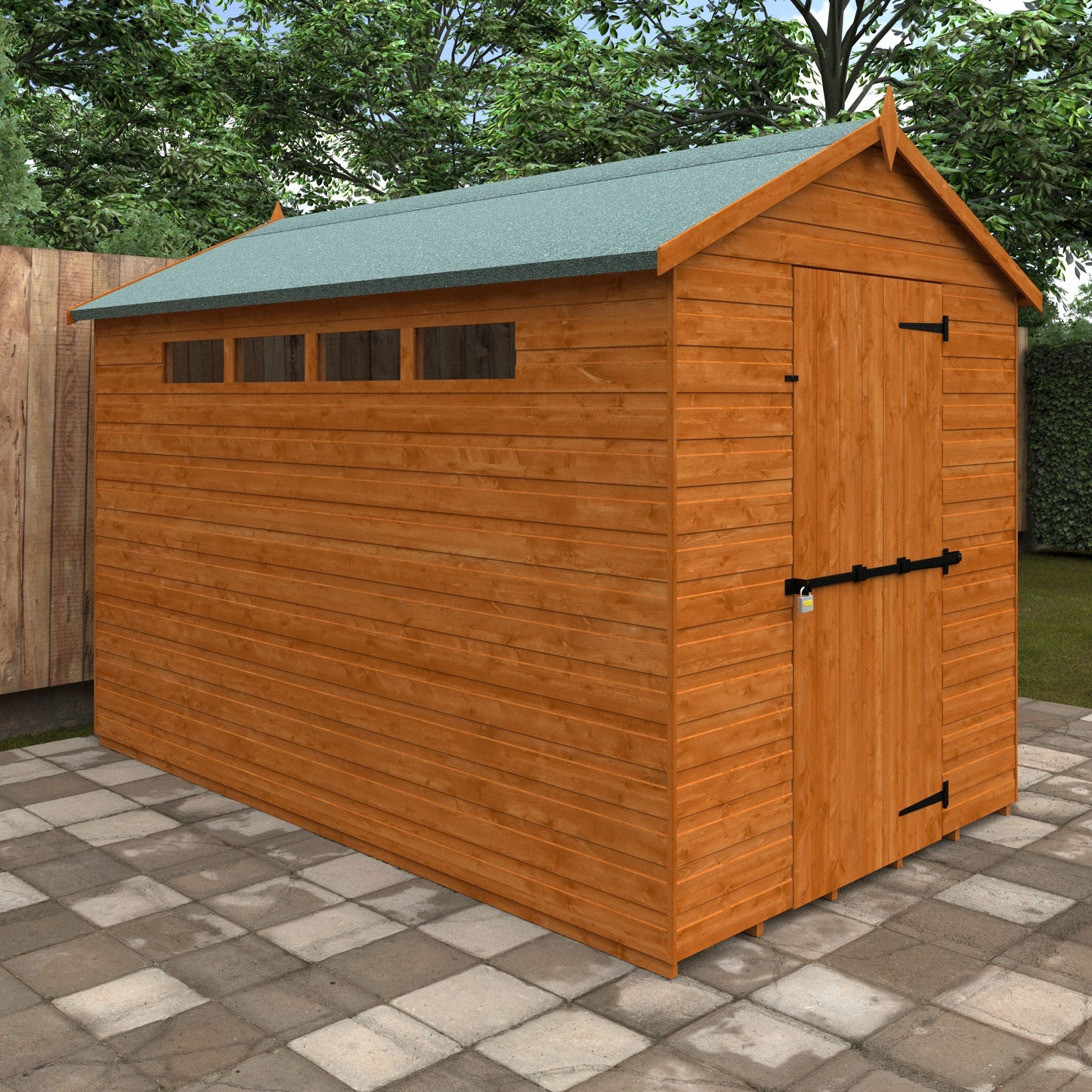 Security Apex Shed Shiplap