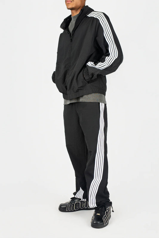 Rebel Minds Nylon Racer Zip Up and Pants Set