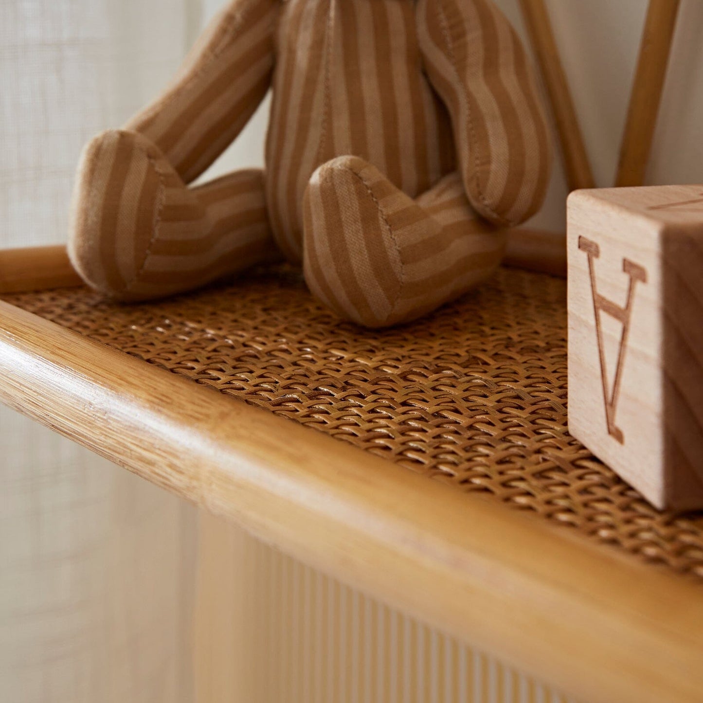 Aria Rattan Shelf - Large