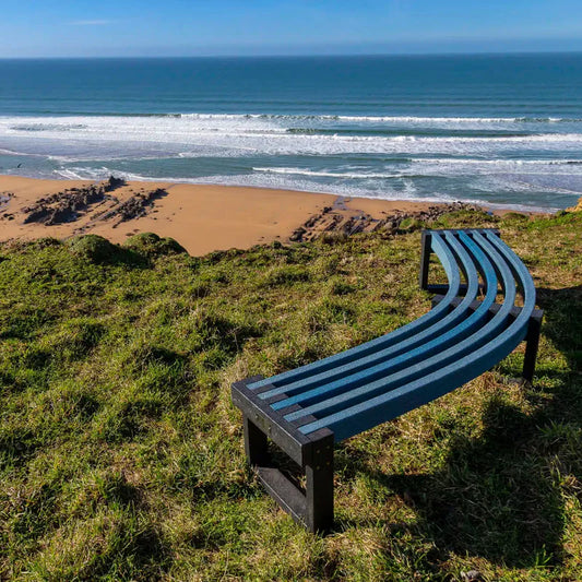 The Atlantic Curve Ocean 6 Seater Bench
