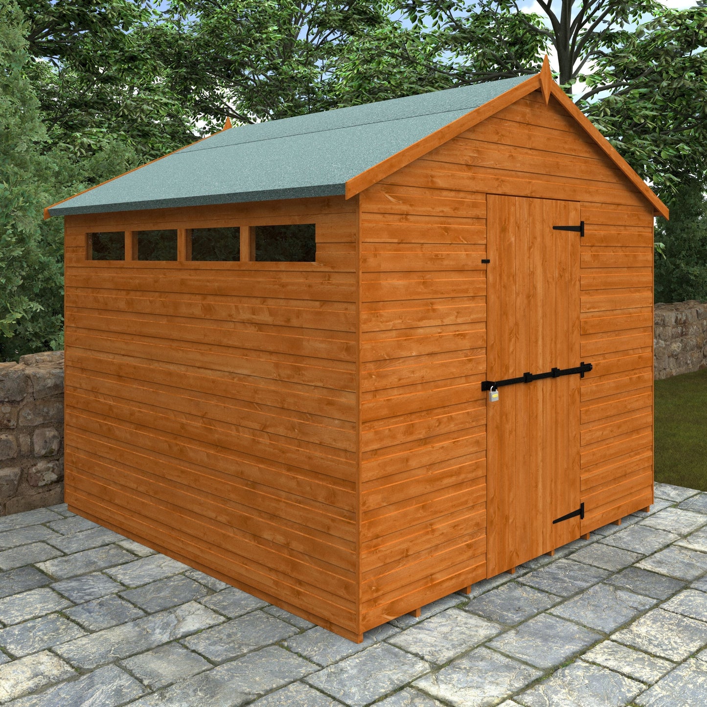Security Apex Shed Shiplap