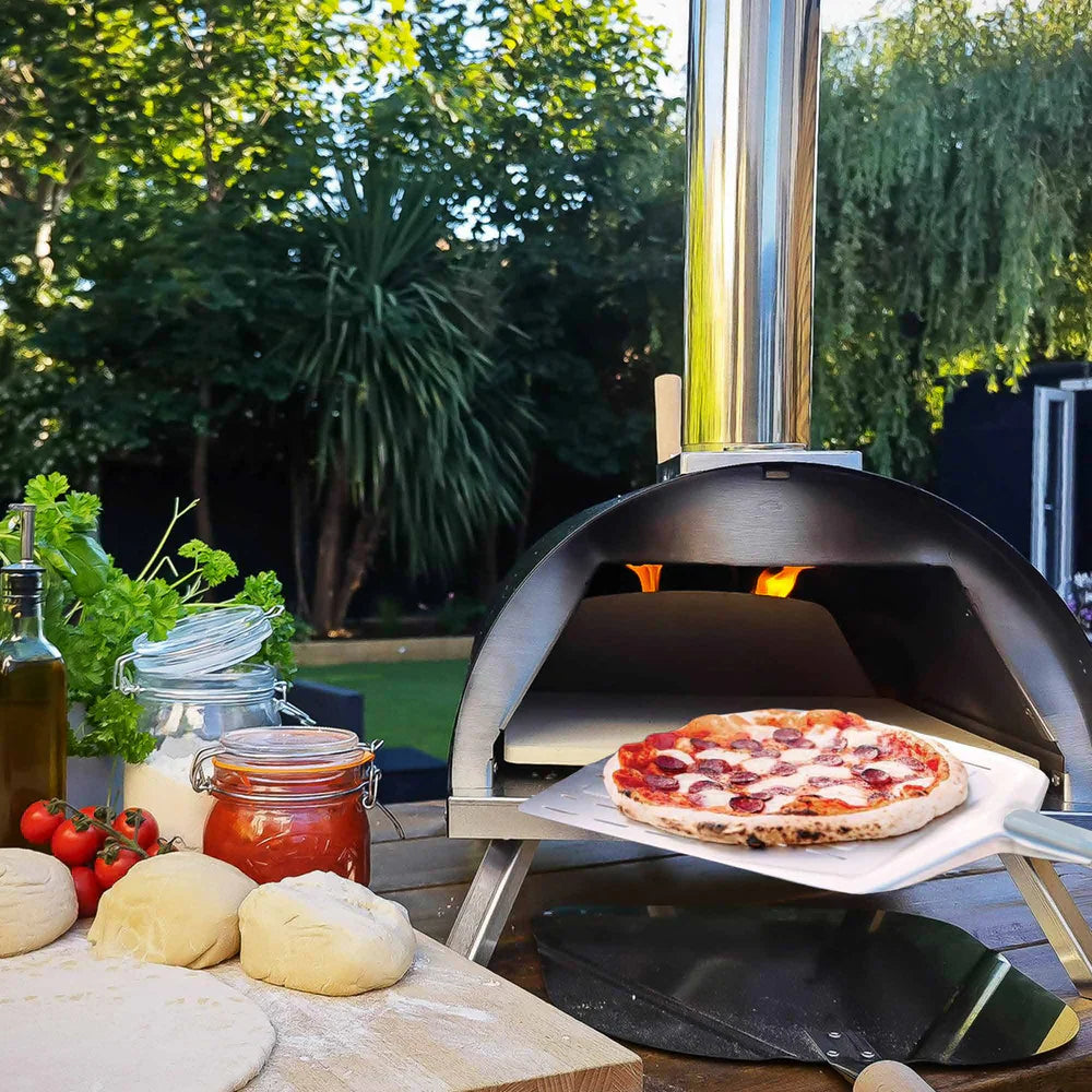 Alfresco Chef Ember Wood Fired Outdoor Pizza Oven Inc Pizza Peel