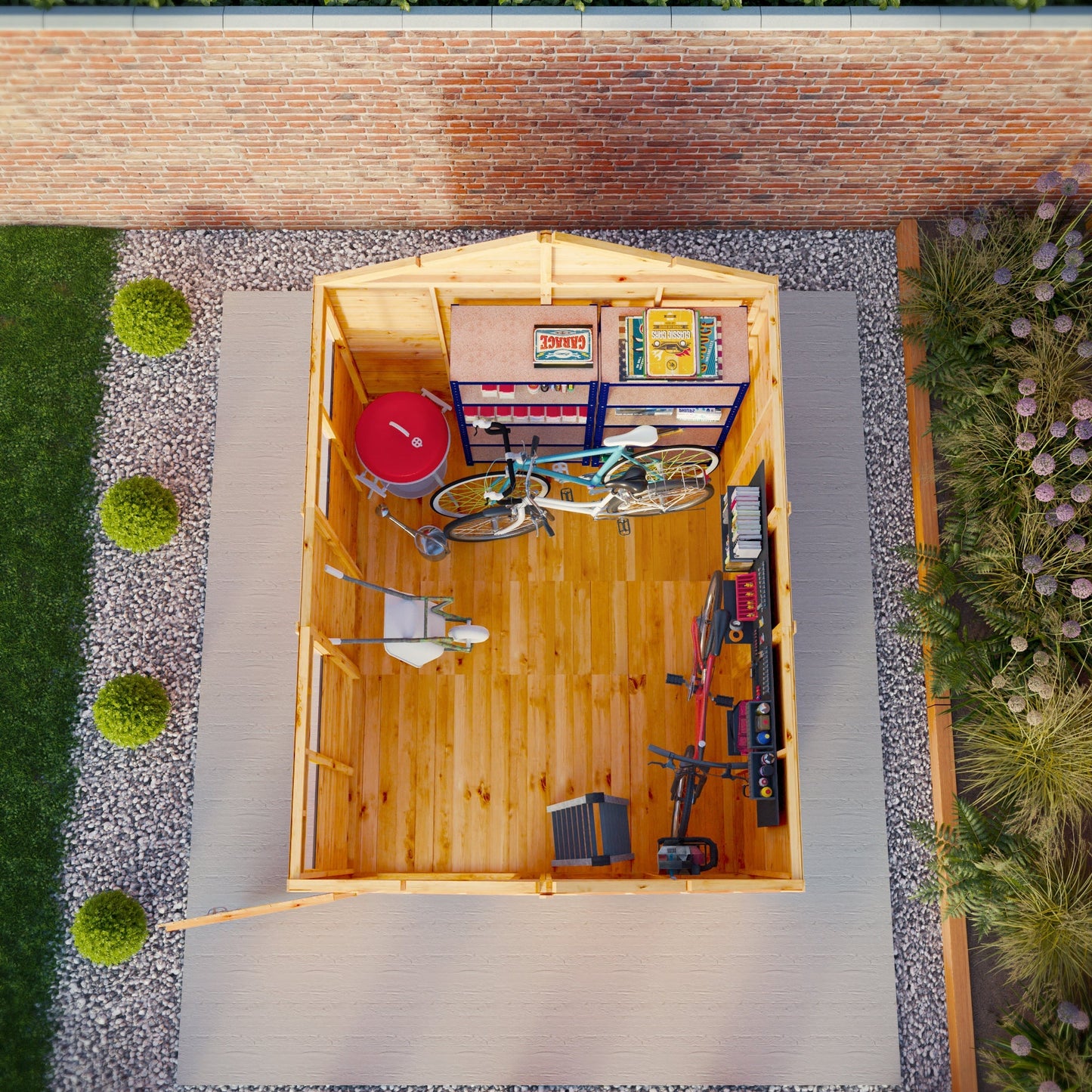 10 x 8 Woodsman Shiplap Apex Wooden Shed