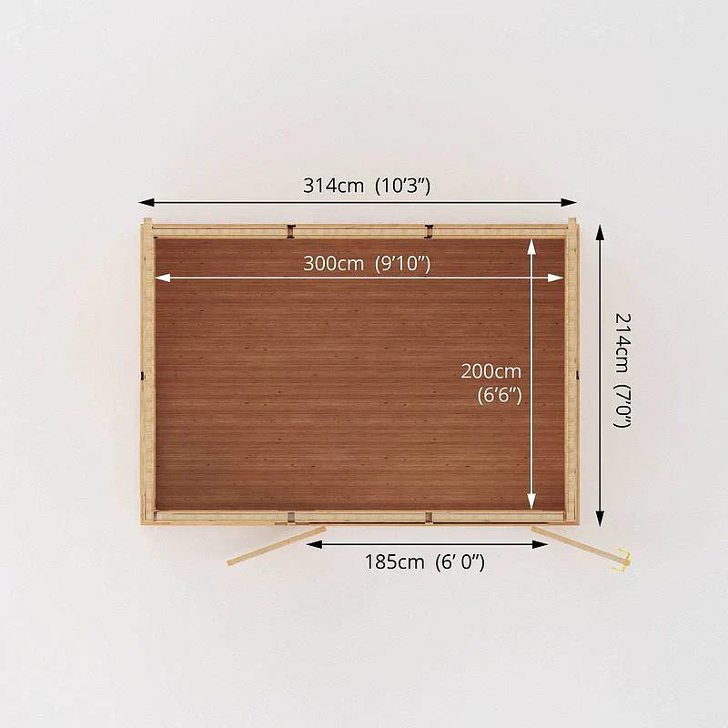 Mercia 3m x 2m Insulated Garden Room