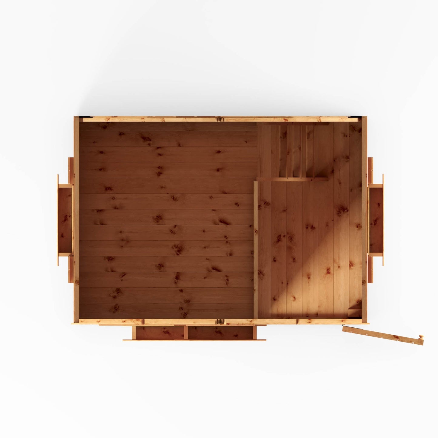 Mercia 8 x 6 Double Storey Swiss Cottage Playhouse