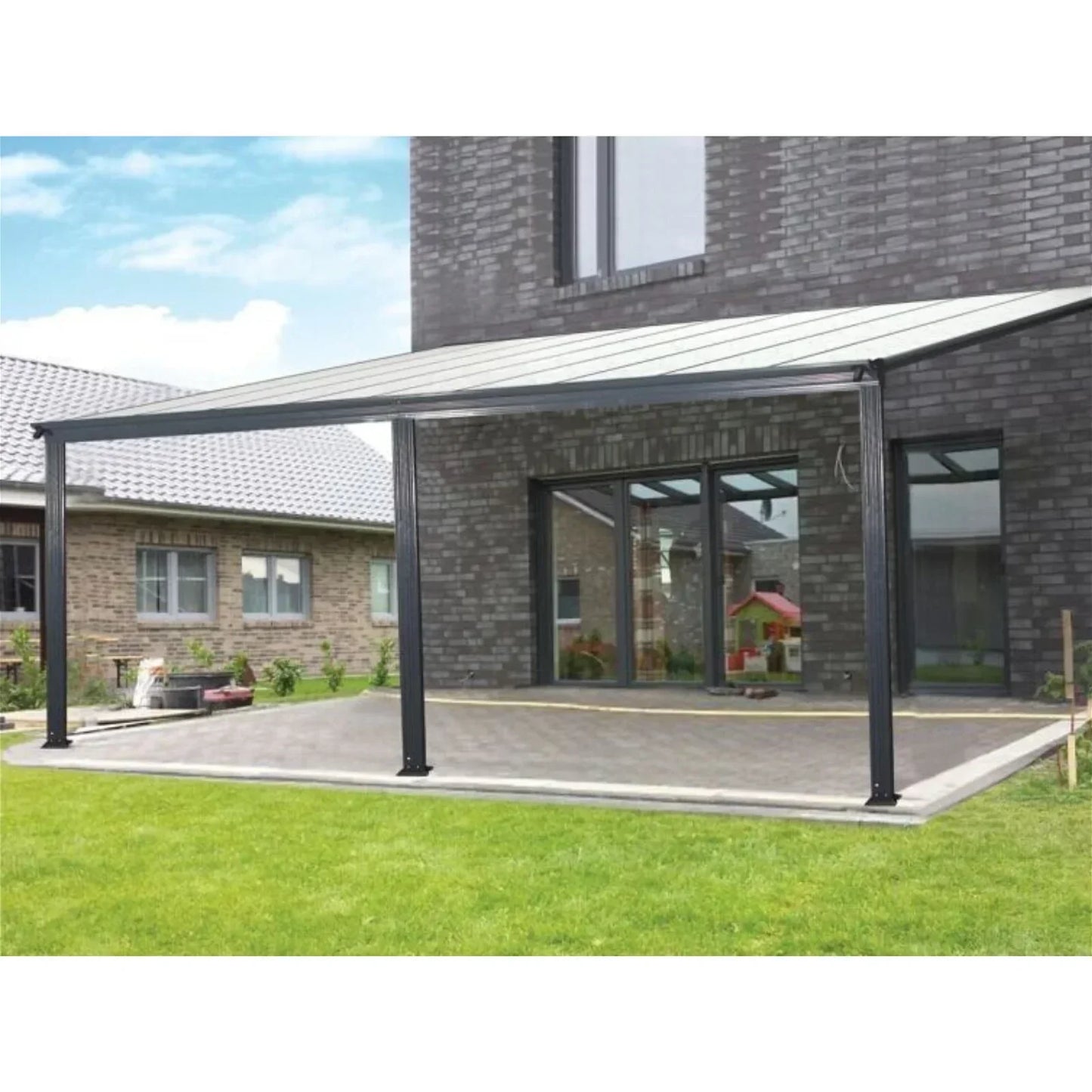 Kingston 10x16ft Wide Lean To Carport Patio Cover