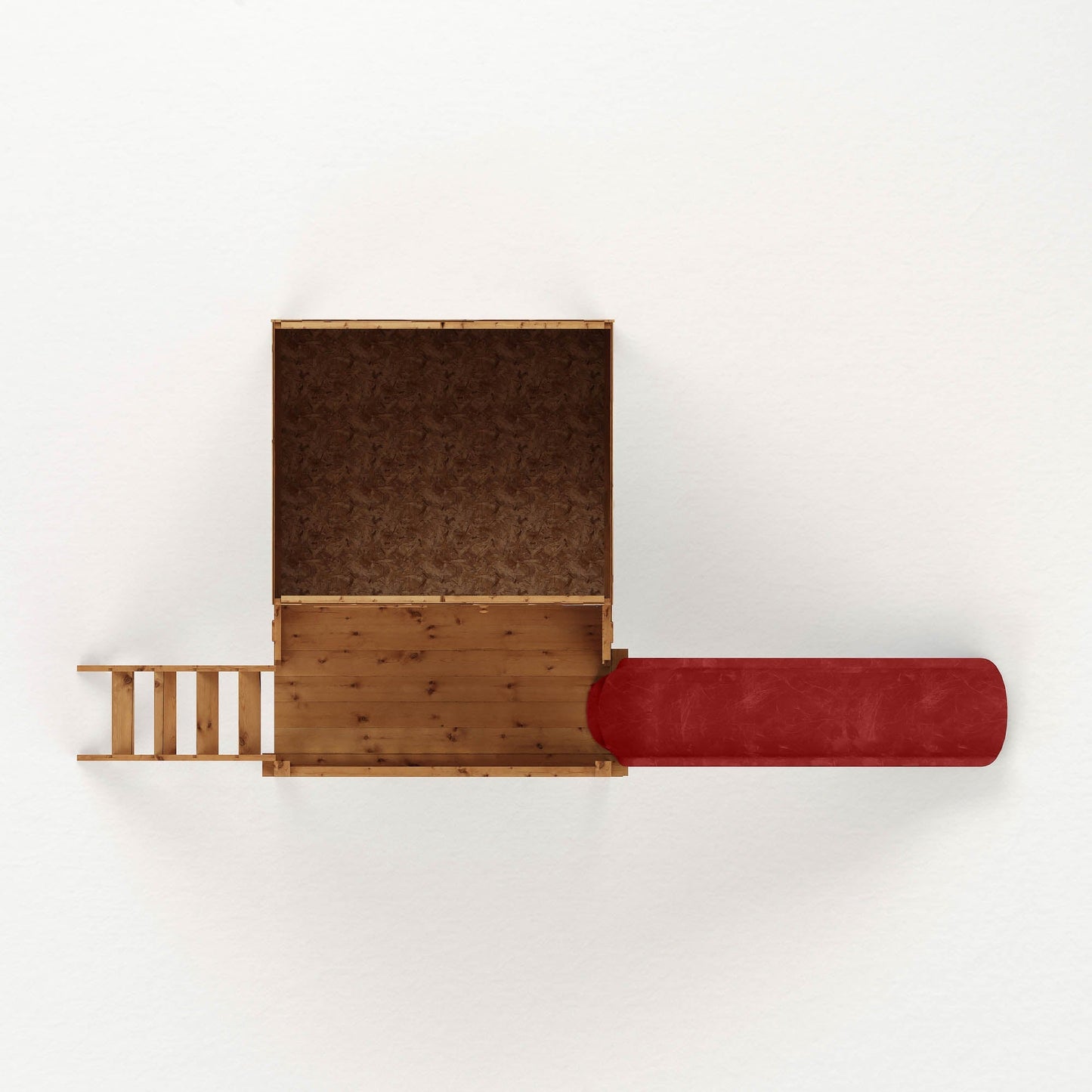 Mercia Poppy 5 x 10 Tower Wooden Playhouse with Slide