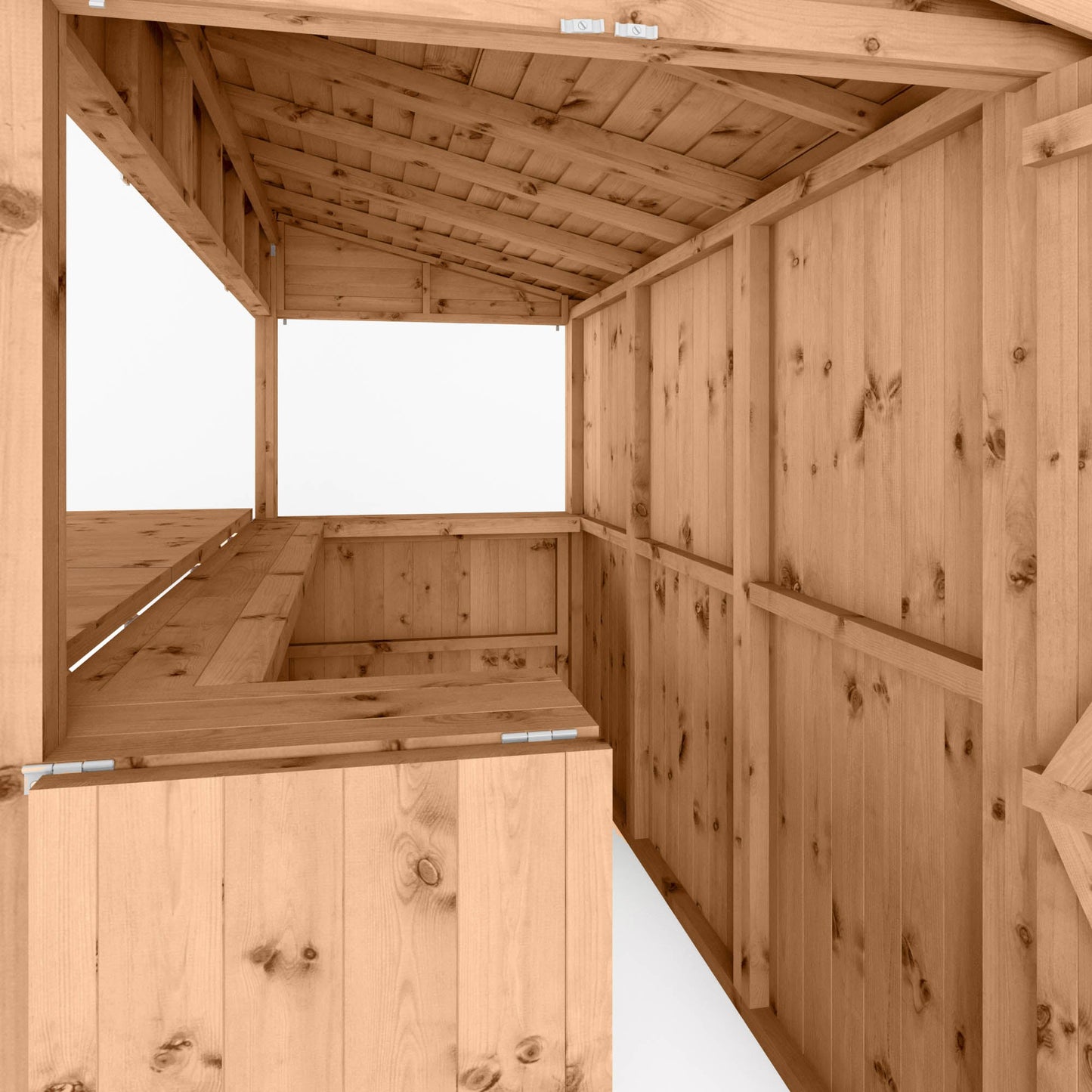 Mercia 9 x 4 Premium Pressure Treated Garden Bar With Shutters