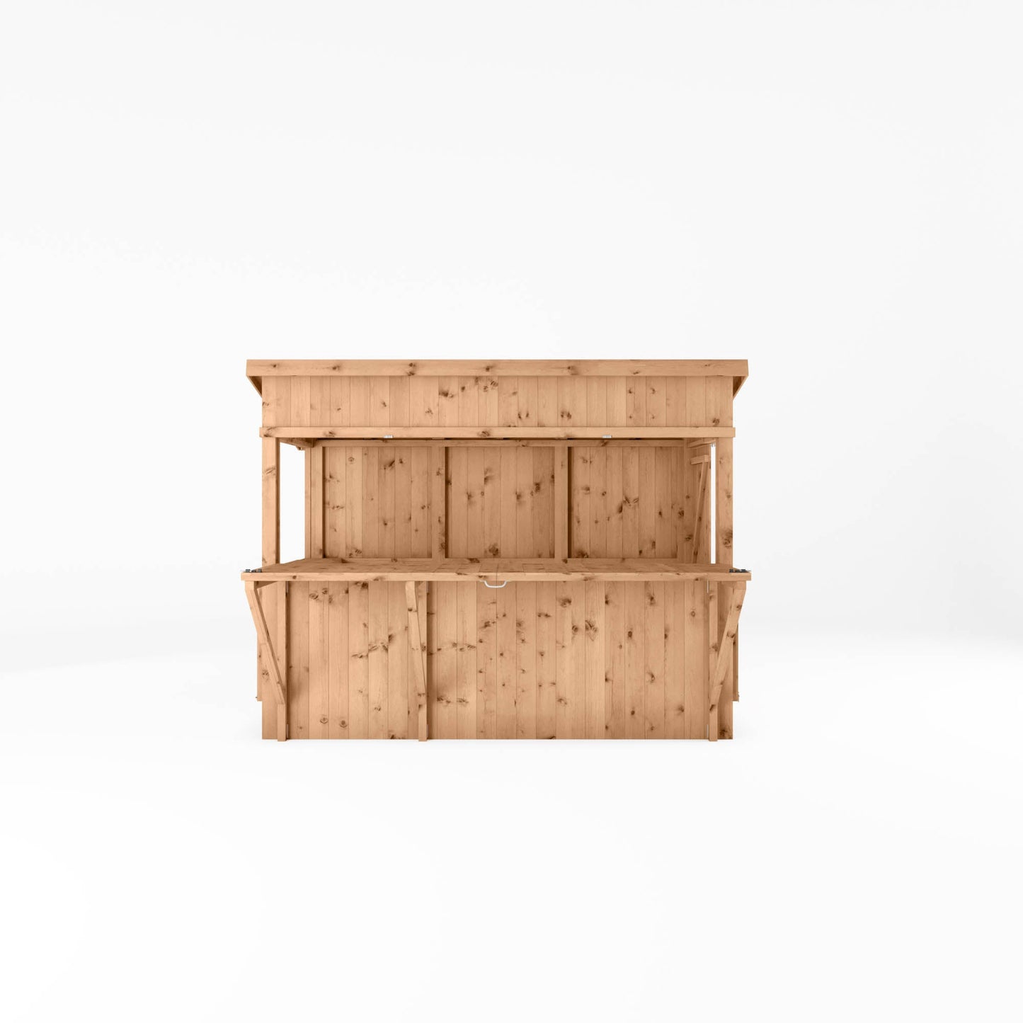 Mercia 9 x 4 Premium Pressure Treated Garden Bar With Shutters