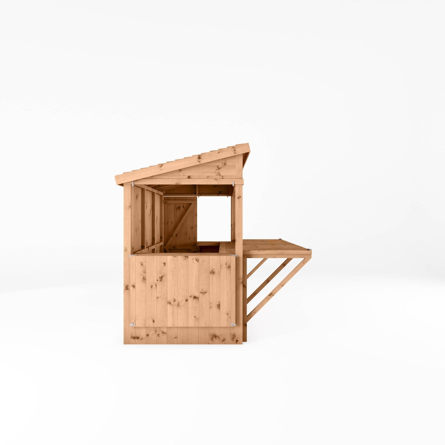 Mercia 9 x 4 Premium Pressure Treated Garden Bar With Shutters