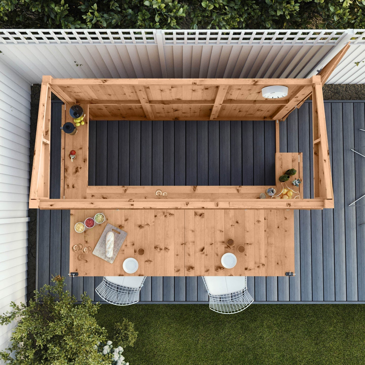 Mercia 9 x 4 Premium Pressure Treated Garden Bar With Shutters