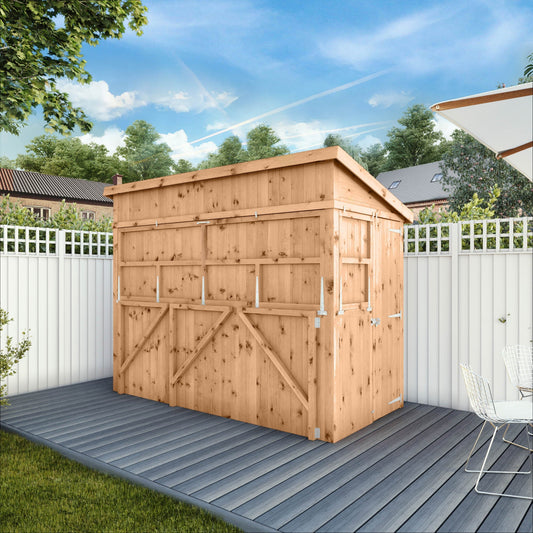 Mercia 9 x 4 Premium Pressure Treated Garden Bar With Shutters