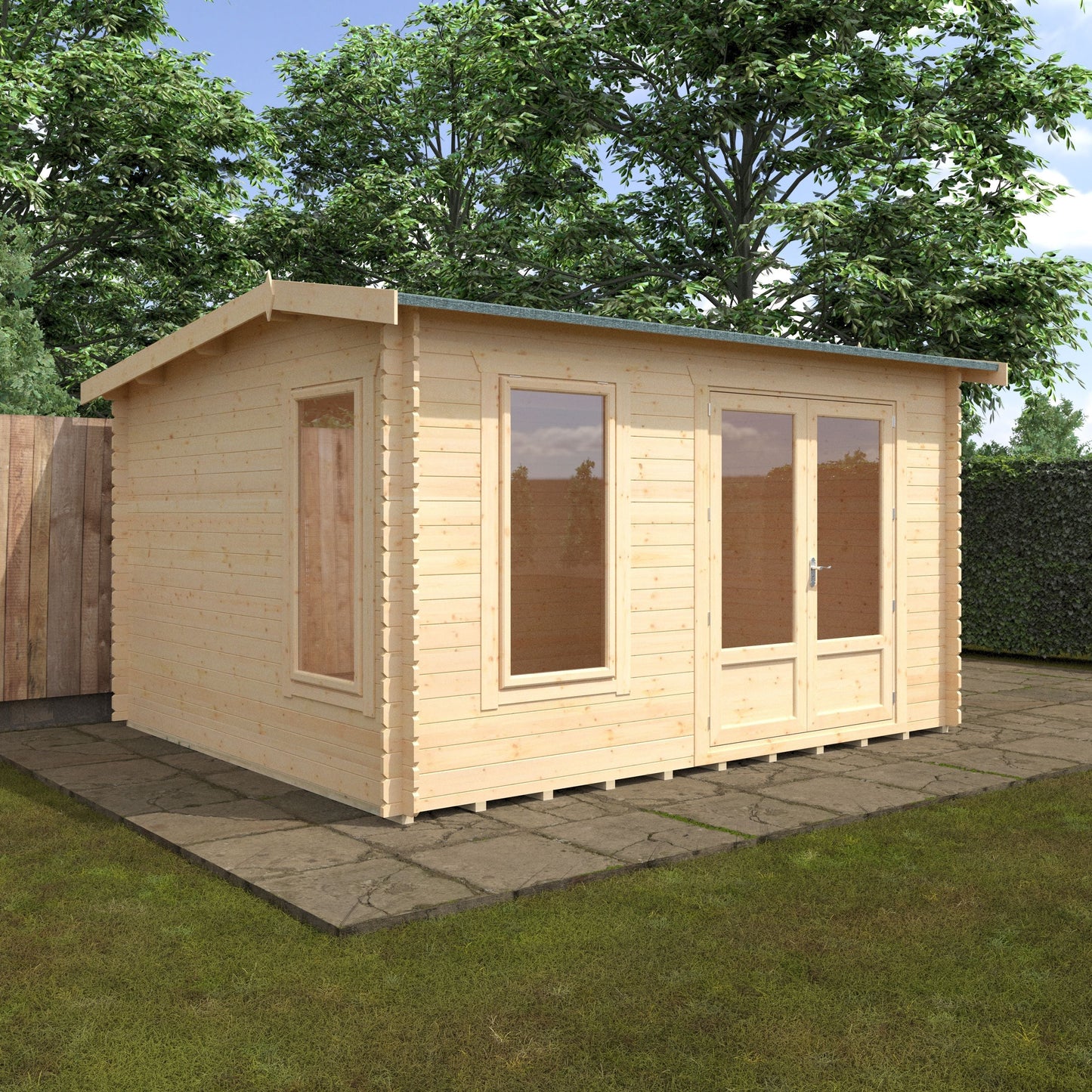 The Longleat Log Cabin 28mm