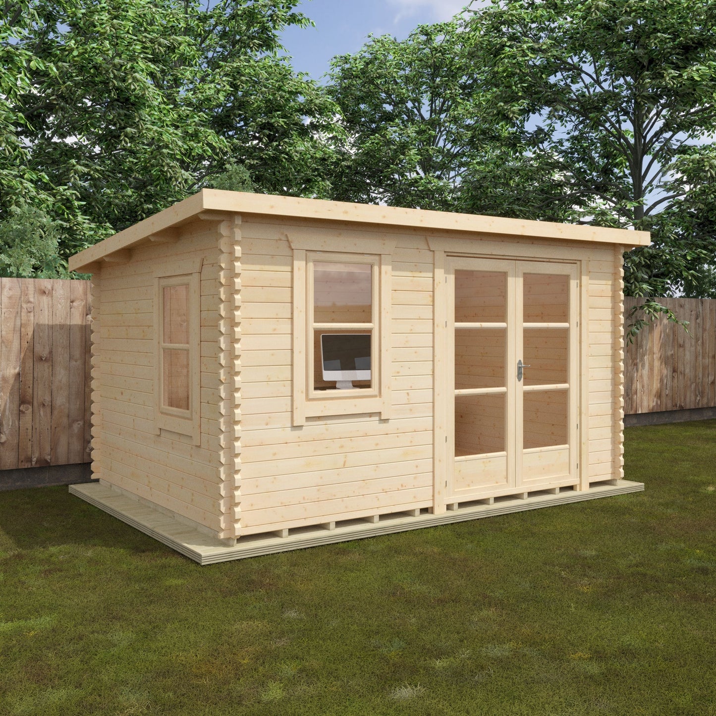 The Belton Log Cabin 44mm