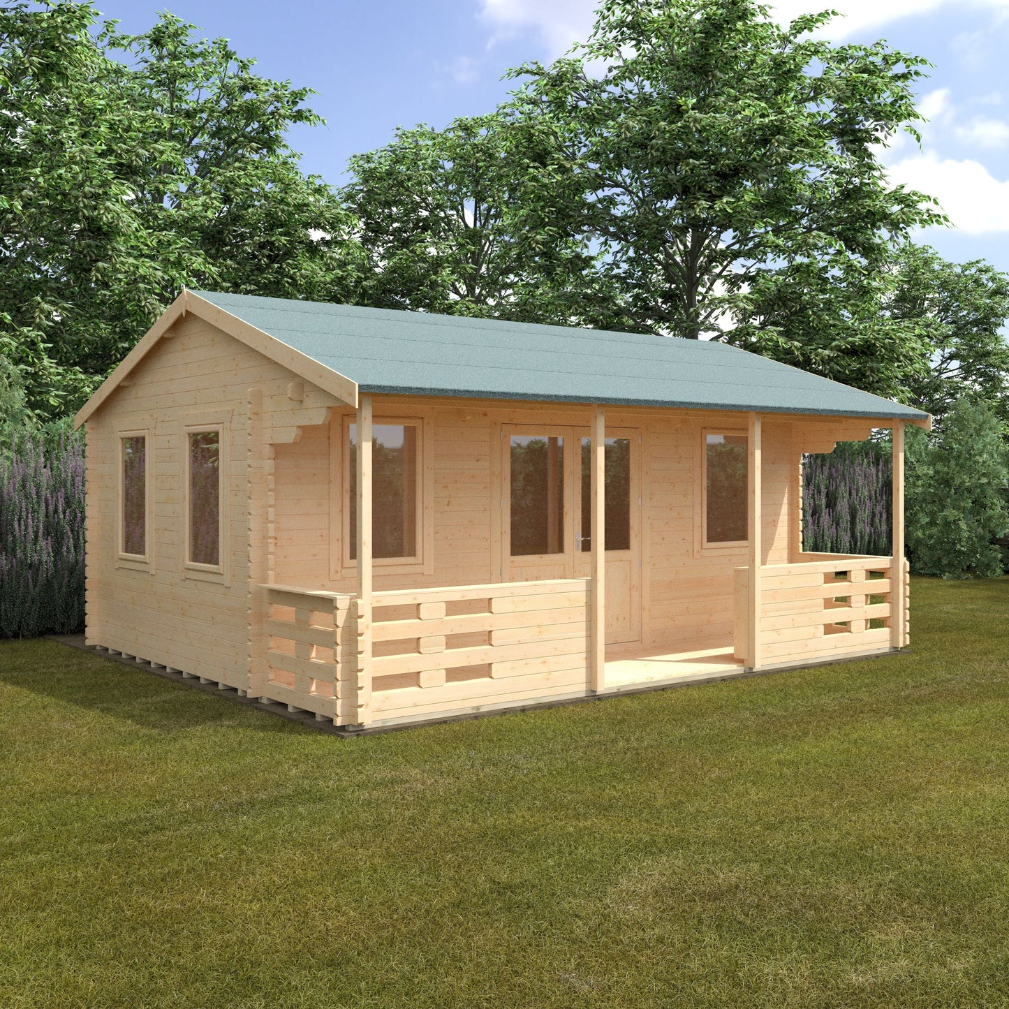 The Adlington Log Cabin 44mm