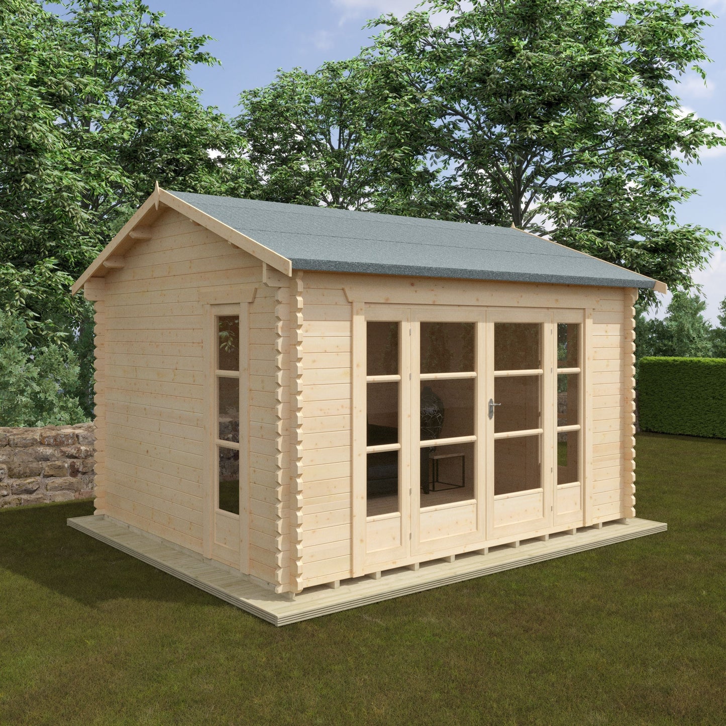 The Bamber Log Cabin 44mm