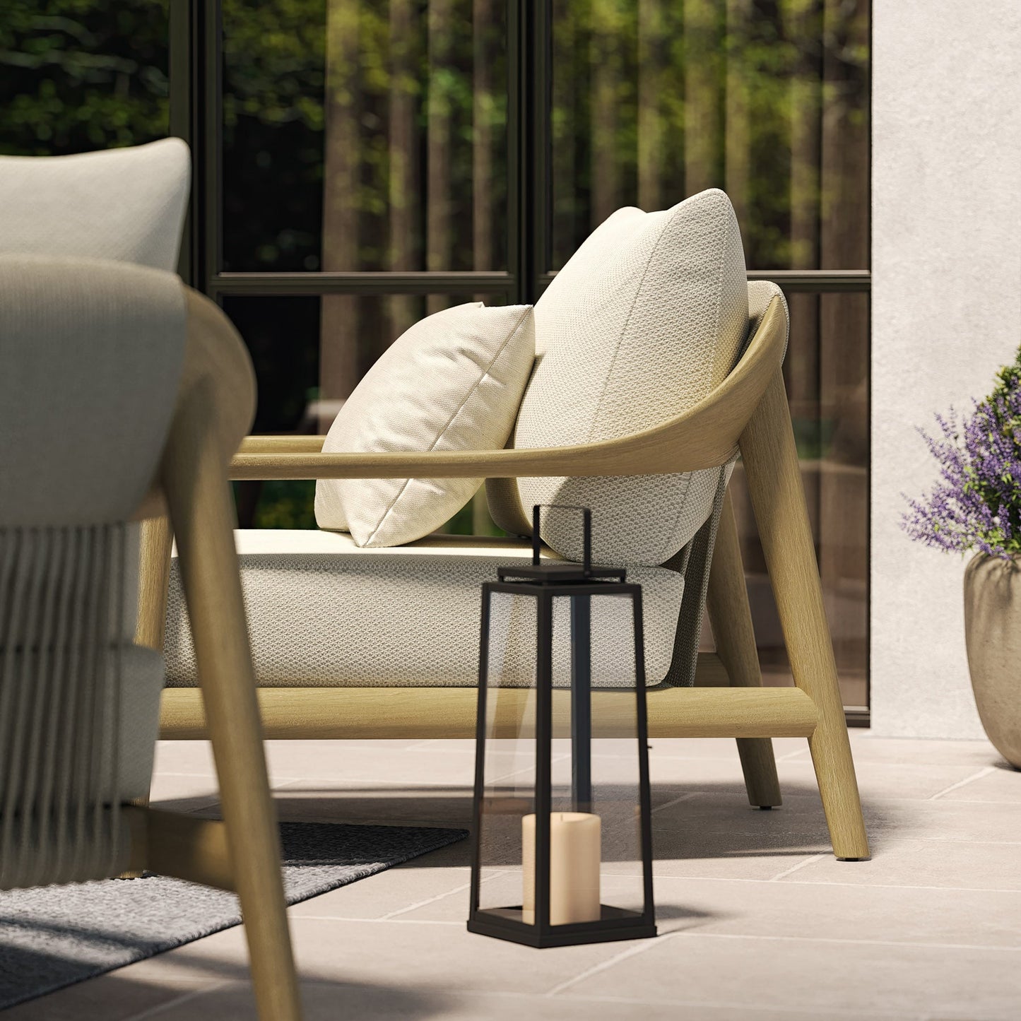 N1 Lounge Chair Light Teak