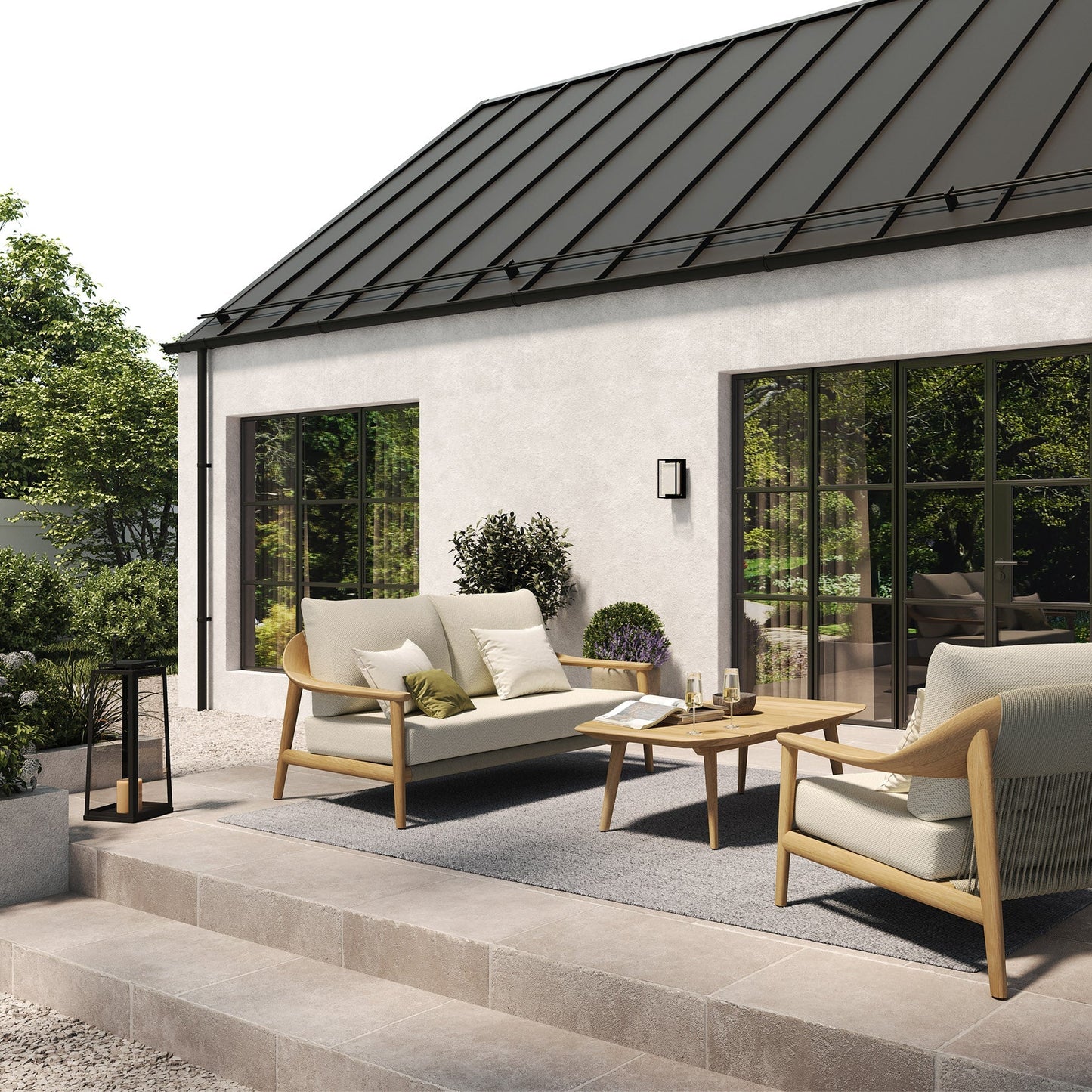 N1 Lounge Chair Light Teak