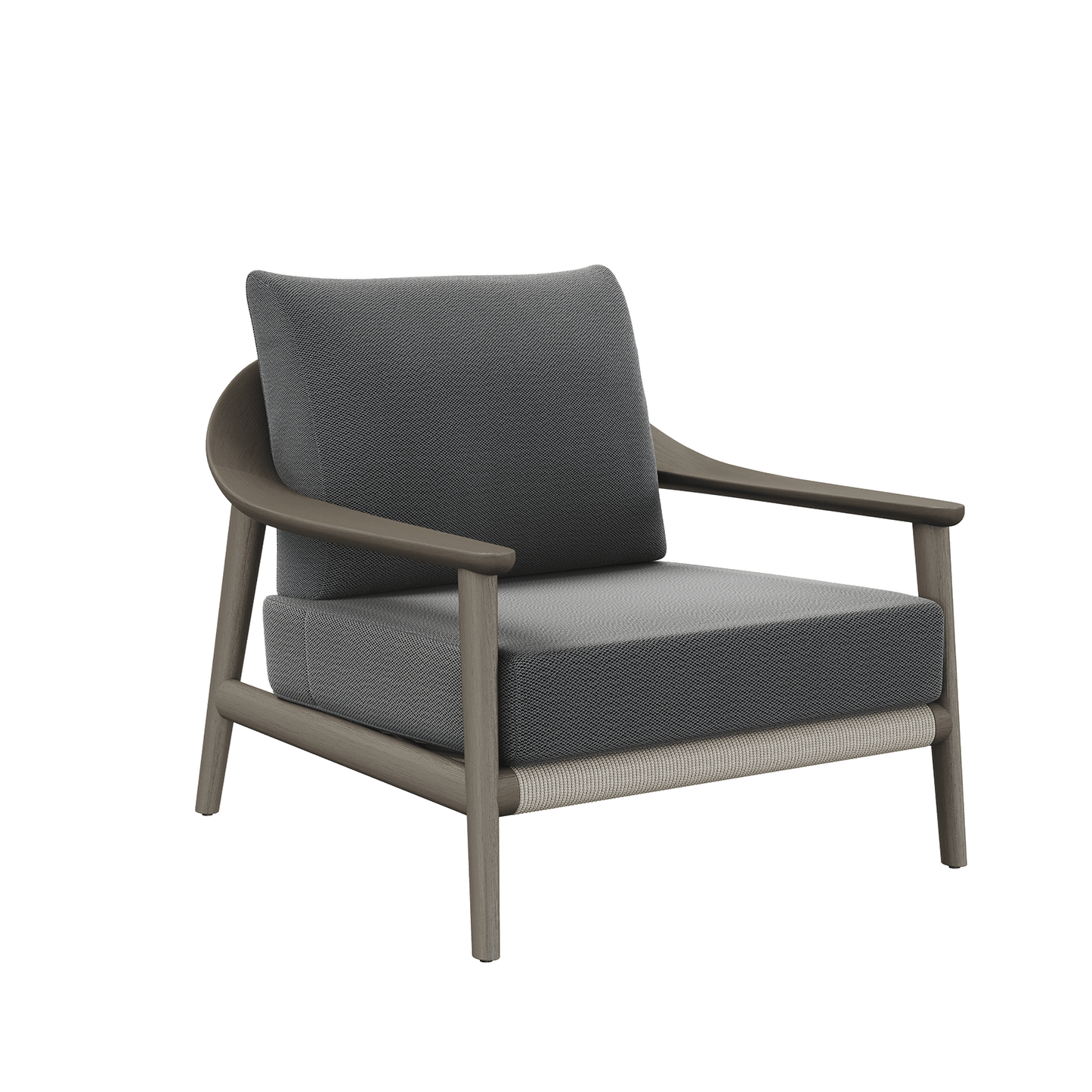 N1 Lounge Chair Dark Teak