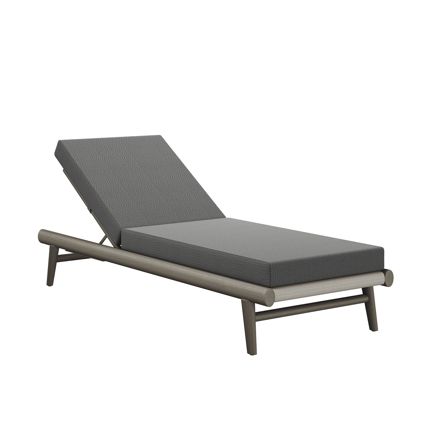 N1 Sun Lounger Dark Teak