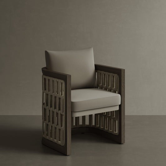 N2 Dining Chair Dark Teak