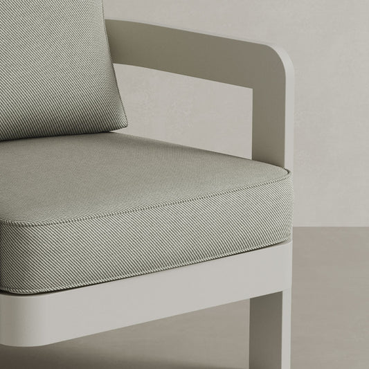 N3 Stone Lounge Chair Sage Twill