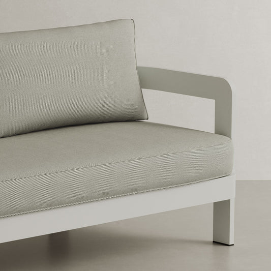 N3 Stone Three Seater Sofa Sage Twill