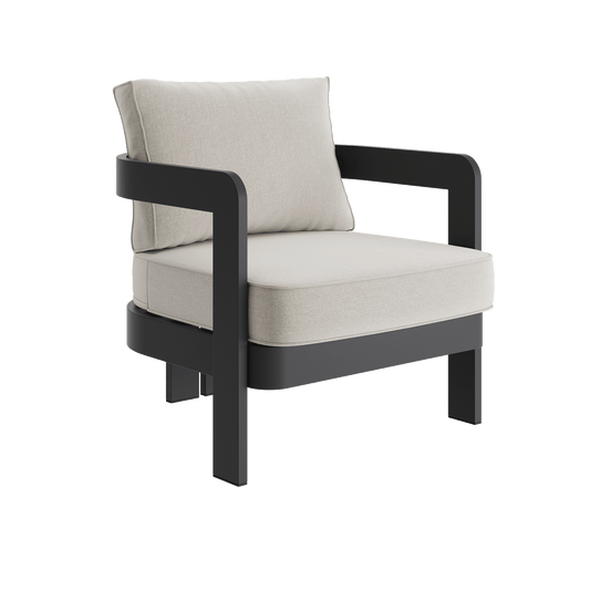 N3 Kohl Lounge Chair Bone Canvas