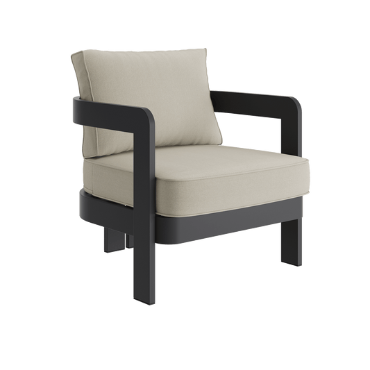 N3 Kohl Lounge Chair Sand Canvas