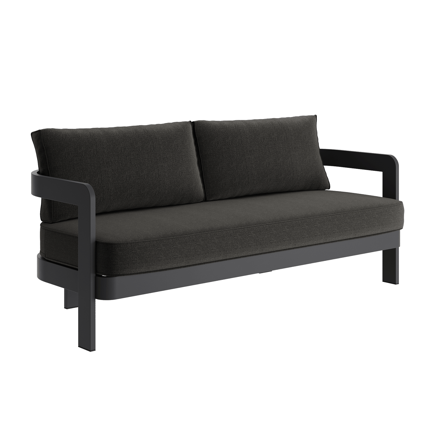 N3 Kohl Three Seater Sofa Shadow Canvas