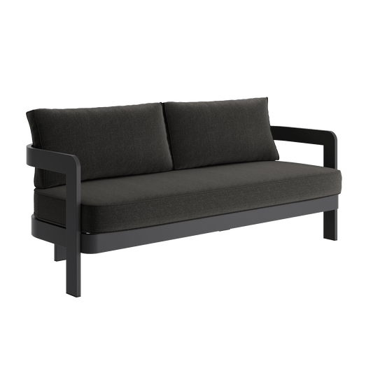 N3 Kohl Three Seater Sofa Shadow Canvas