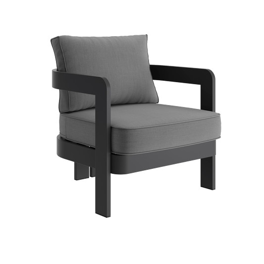 N3 Kohl Lounge Chair Smoke Weave